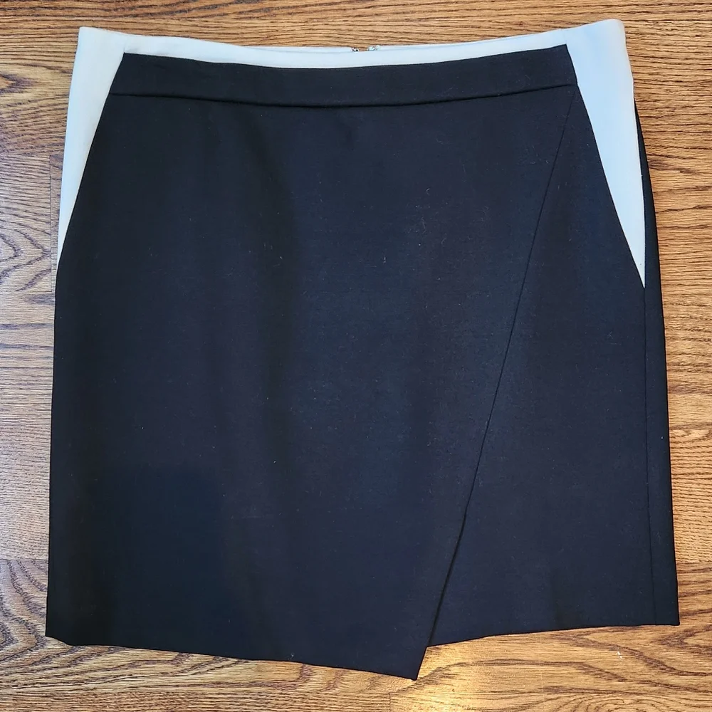 Colorblock Wrap Miniskirt - Picture 5 of 5